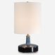 Abyss 22.5 inch 150.00 watt Light Blue and Midnight Blue with Brass Table Lamp Portable Light