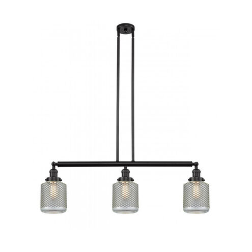Franklin Restoration Stanton 3 Light 39 inch Oil Rubbed Bronze Island Light Ceiling Light, Franklin Restoration