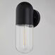 West Loop LED 12.5 inch Matte Black Outdoor Wall