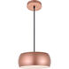 Flynn 2 Light 10 inch Honey Gold Pendant Ceiling Light