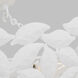 AH by Alexa Hampton Kelan 3 Light 16 inch Textured White Semi-Flush Mount Ceiling Light