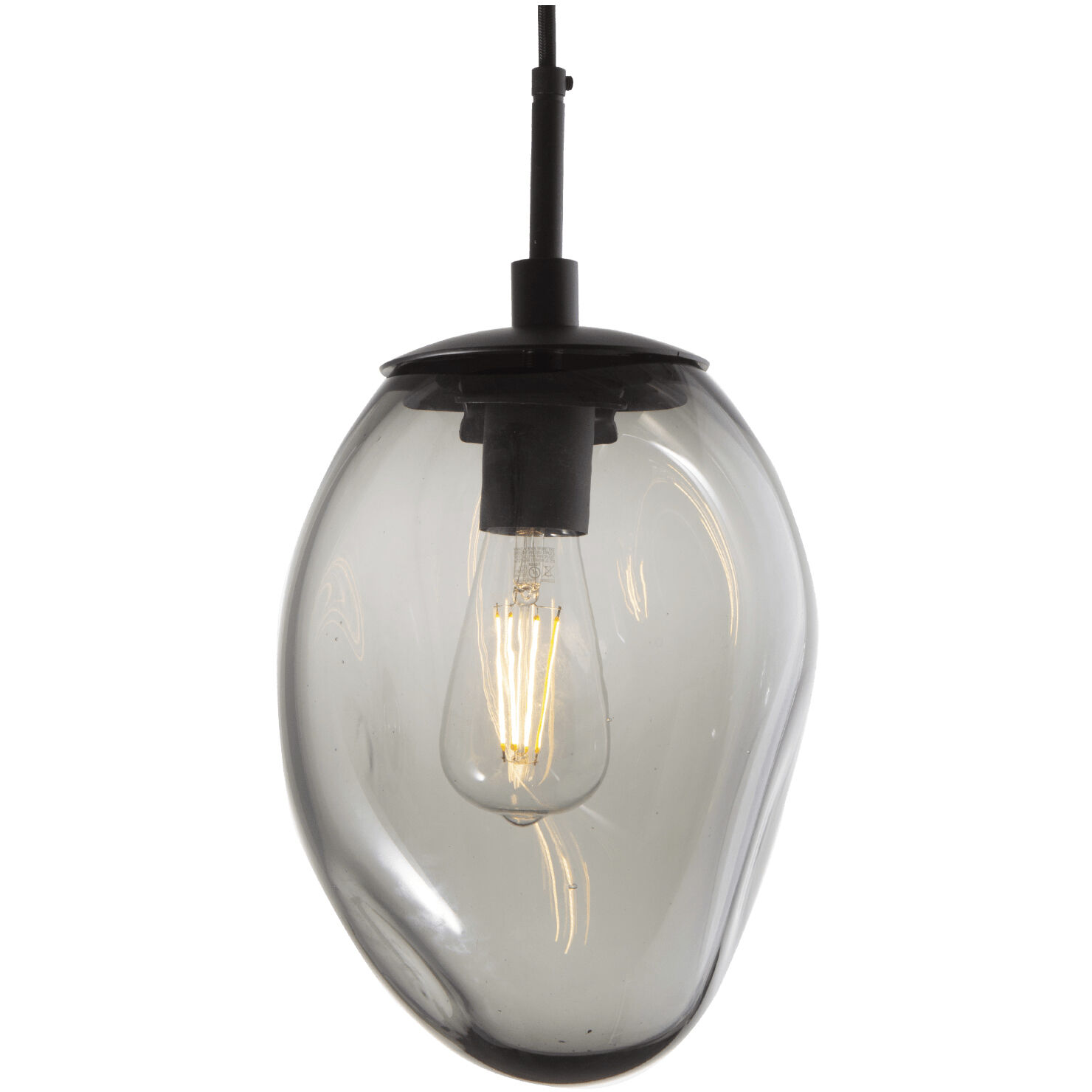 Meteo Incandescent 3 Light Beige Silver Chandelier Ceiling Light, Round Multi-Port