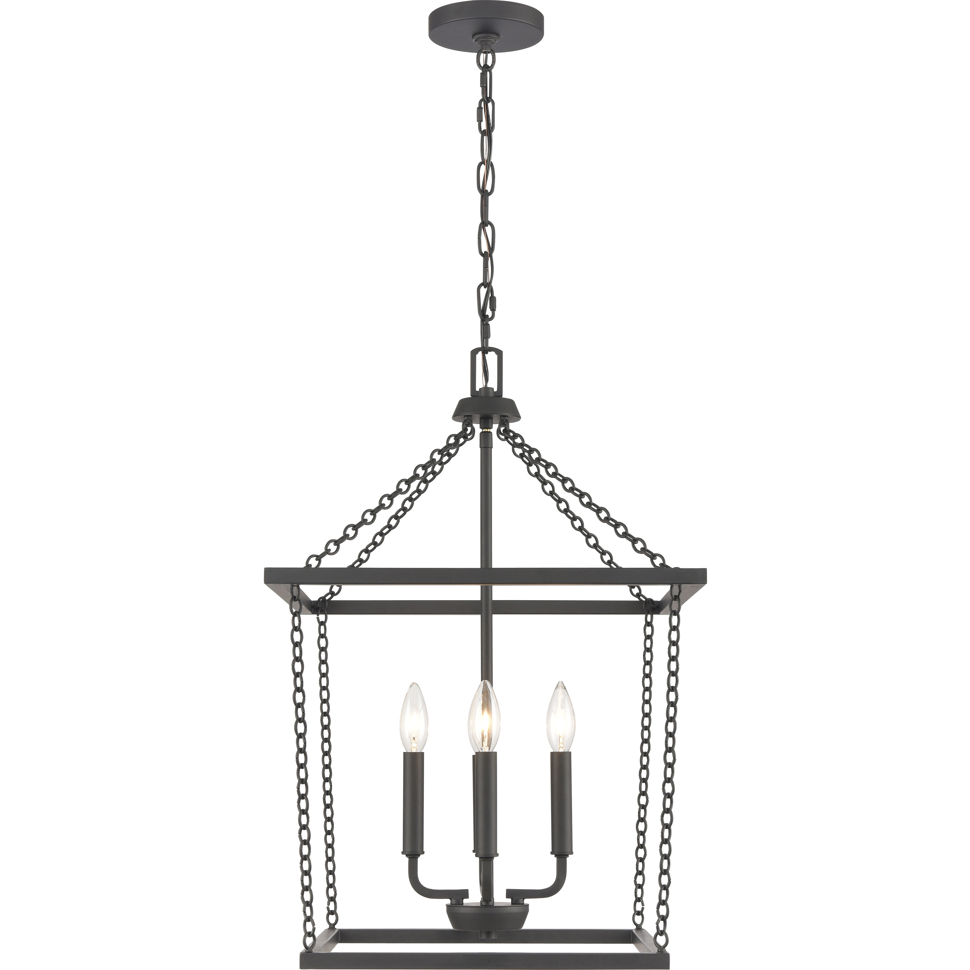 Emmett 4 Light 17 inch Matte Black Pendant Ceiling Light