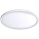 Round LED 15 inch White Flush Mount Ceiling Light in 3500K, WAC Limited