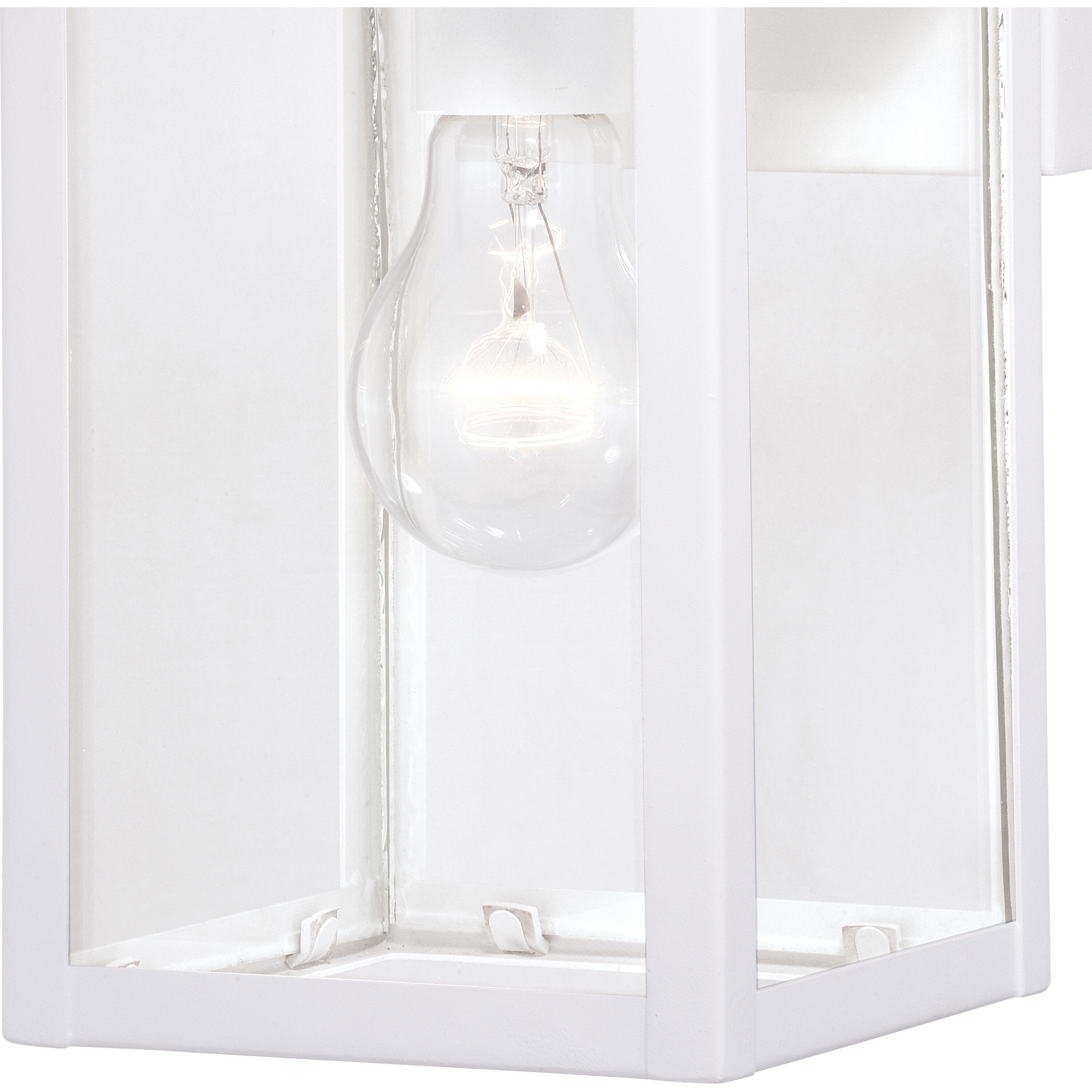 Medinah Textured White Outdoor Motion Sensor