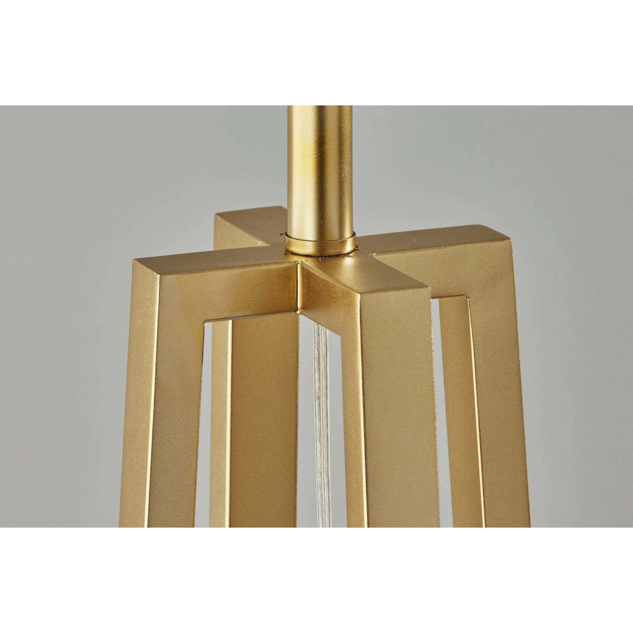 Oakley 58.5 inch 150.00 watt Antique Brass Floor Lamp Portable Light, Simplee Adesso