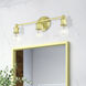 Lansdale 3 Light 20 inch Satin Brass Vanity Sconce Wall Light
