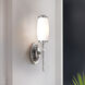 Dryden LED 4 inch Polished Chrome Bath Light Wall Light