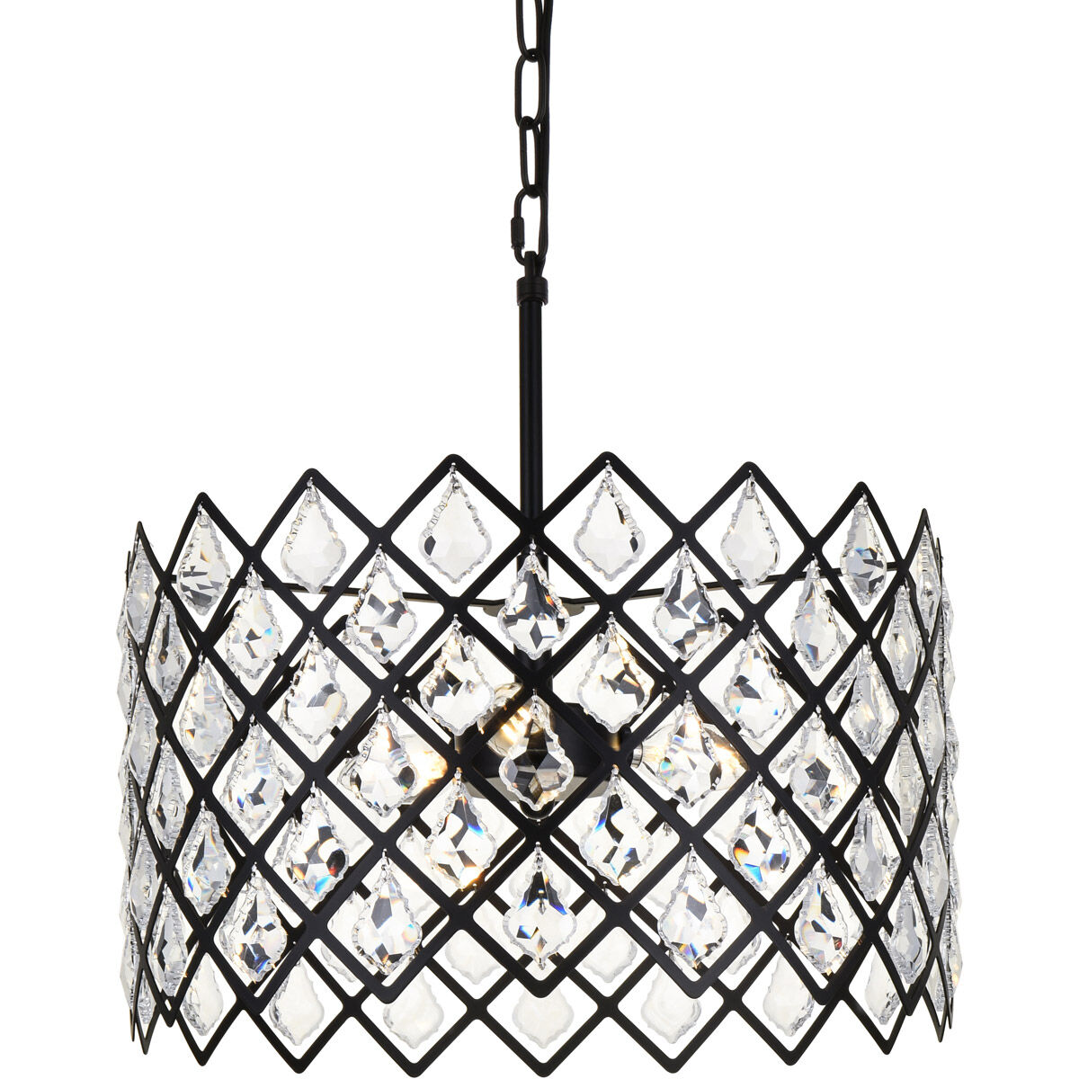 Lyla 3 Light 16 inch Black Pendant Ceiling Light