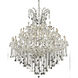 Maria Theresa 49 Light 60 inch Chrome Foyer Ceiling Light in Clear, Royal Cut