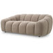 Gavona Withmore Greige and Black Feet Sofa