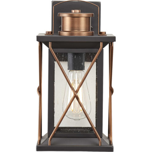Barlowe 1 Light 13 inch Antique Bronze Outdoor Wall Lantern, Small