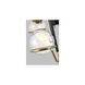 Avroko Crosby LED 26.4 inch Glossy Black/Natural Brass Pendant Ceiling Light, Integrated LED