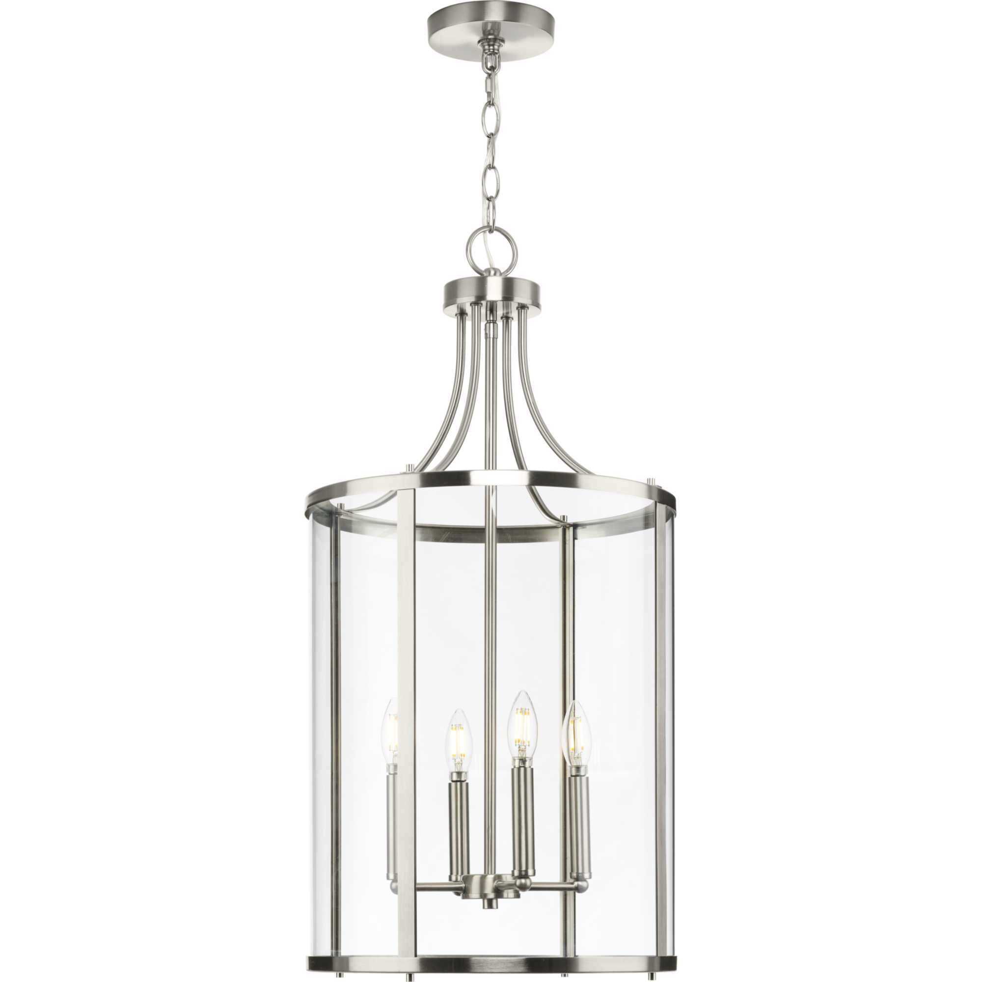 Gilliam 4 Light 15 inch Brushed Nickel Foyer Light Ceiling Light