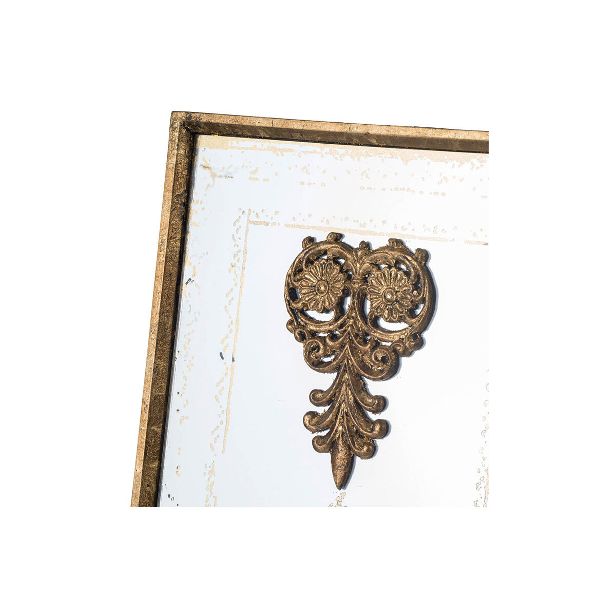 Anita 48 X 15.9 inch Clear and Gold Wall Mirror