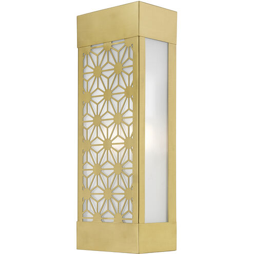 Berkeley 2 Light 17 inch Satin Gold Outdoor Sconce