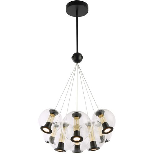 Arlo LED 25.5 inch Black Chandelier Ceiling Light