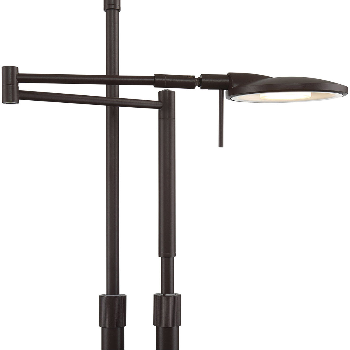 Dessau Turbo 40 inch 13 watt Bronze Floor Lamp Portable Light