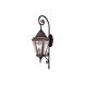 Dante 3 Light 38 inch Natural Rust Outdoor Wall Sconce