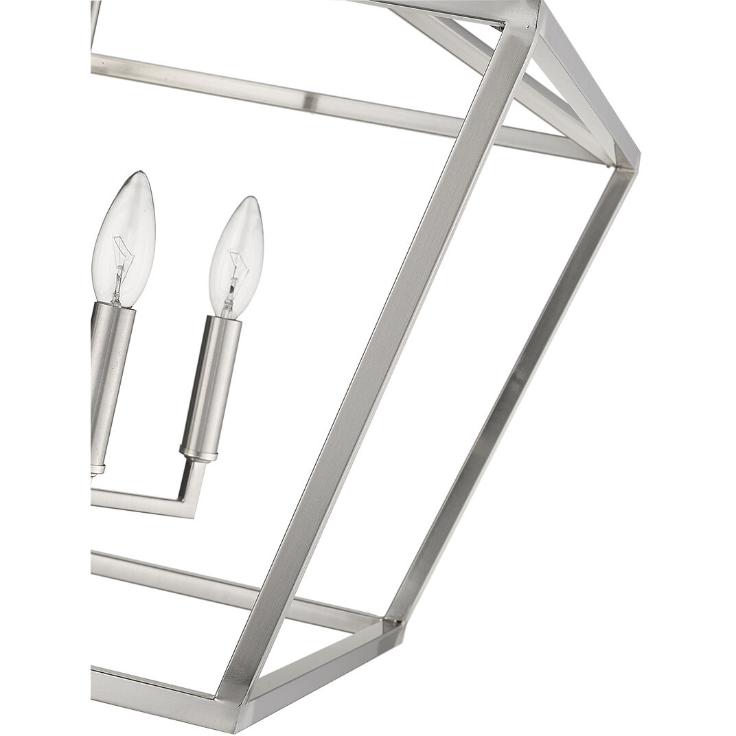 Corona 4 Light 23 inch Satin Nickel Pendant Ceiling Light