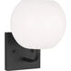 Rory 1 Light 6.88 inch Midnight Black Wall Bath Fixture Wall Light
