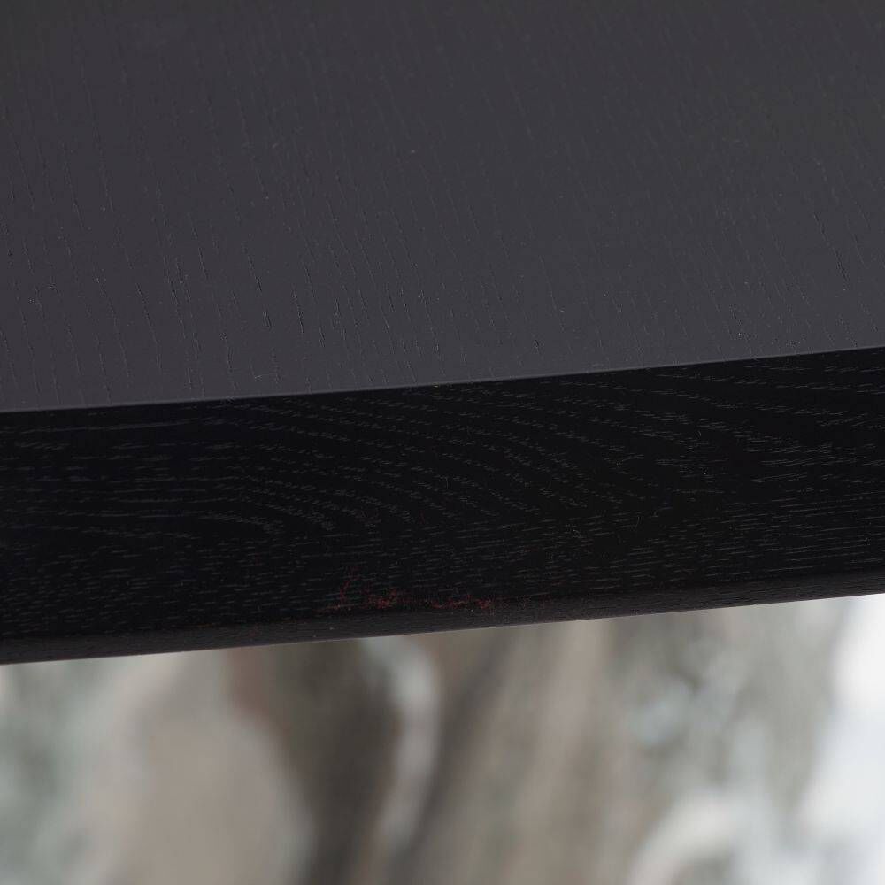 Forgey 82 X 30 inch Verde Faux Marble and Ebony Dining Table