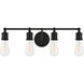 Serif 4 Light 22 inch Black Wall Sconce Wall Light