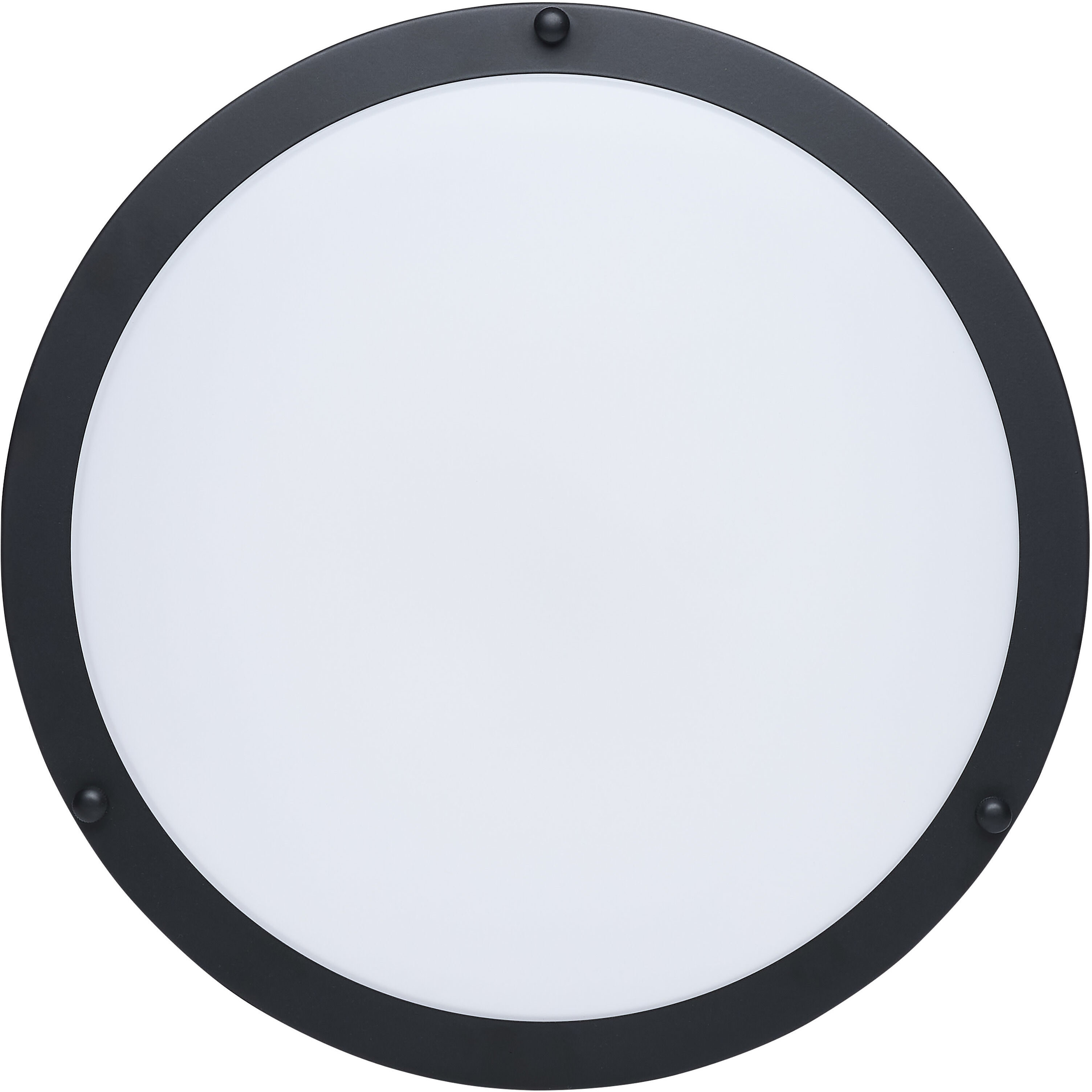 Glamour LED 12.99 inch Black Flush Mount Ceiling Light