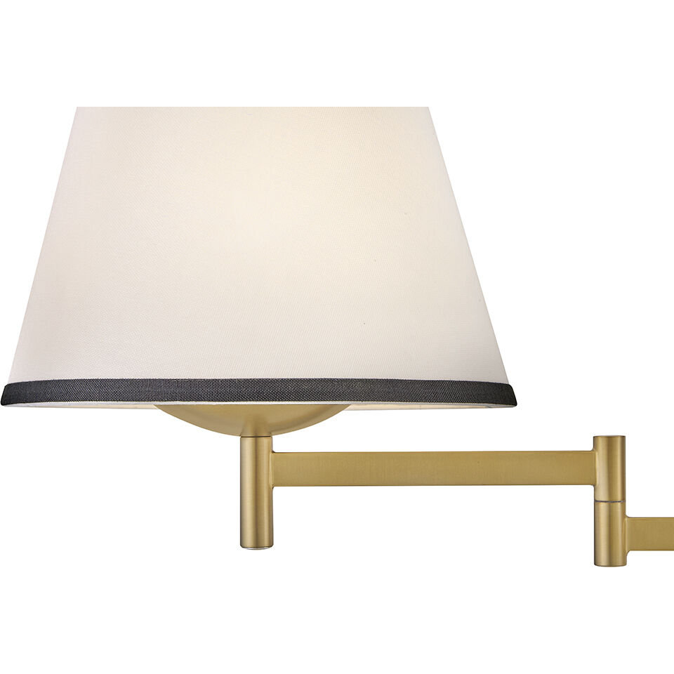 Sonia Wall Mount Wall Light in Off-White Linen