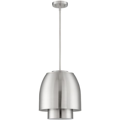 Sprizzo 1 Light 13 inch Satin Nickel Pendant Ceiling Light