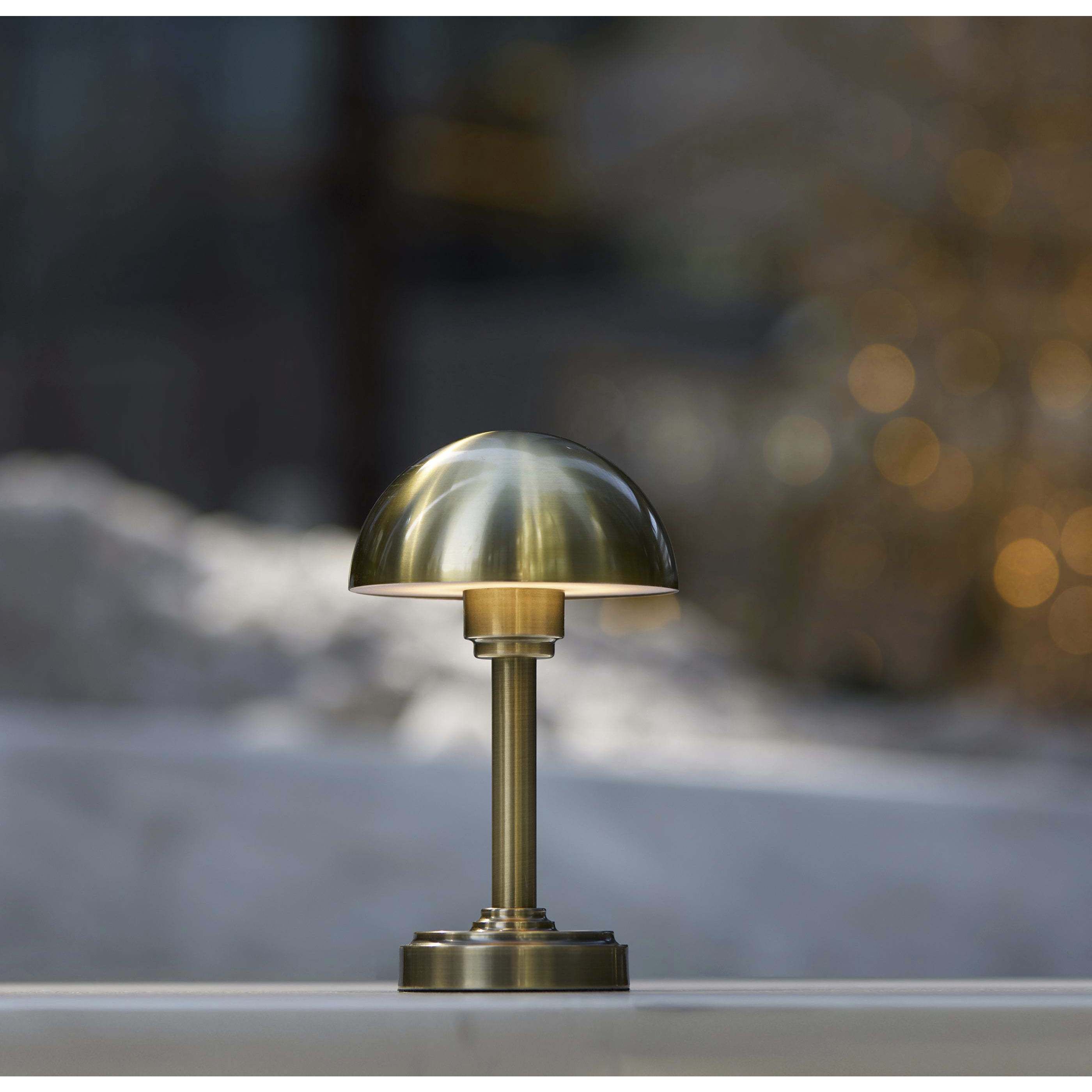 Ollie 12.5 inch 2.00 watt Black Cordless Table Lamp Portable Light