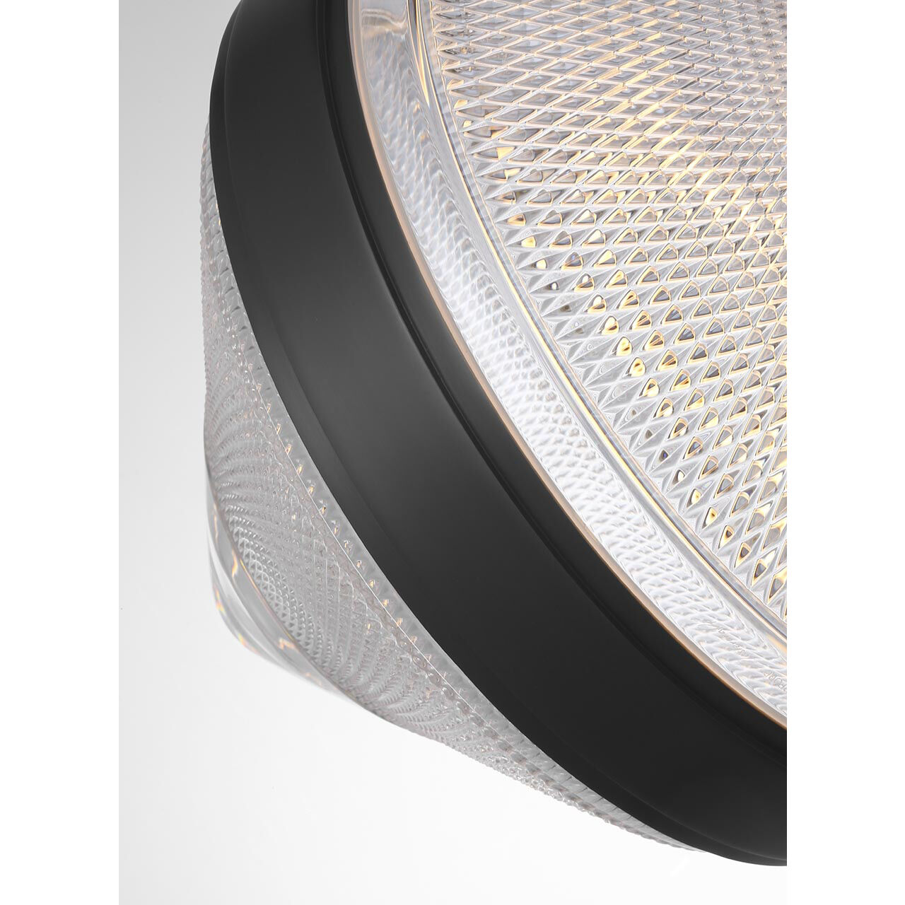 Waterford Copper Coast LED 15 inch Bronze Karo Cut Pendant Ceiling Light