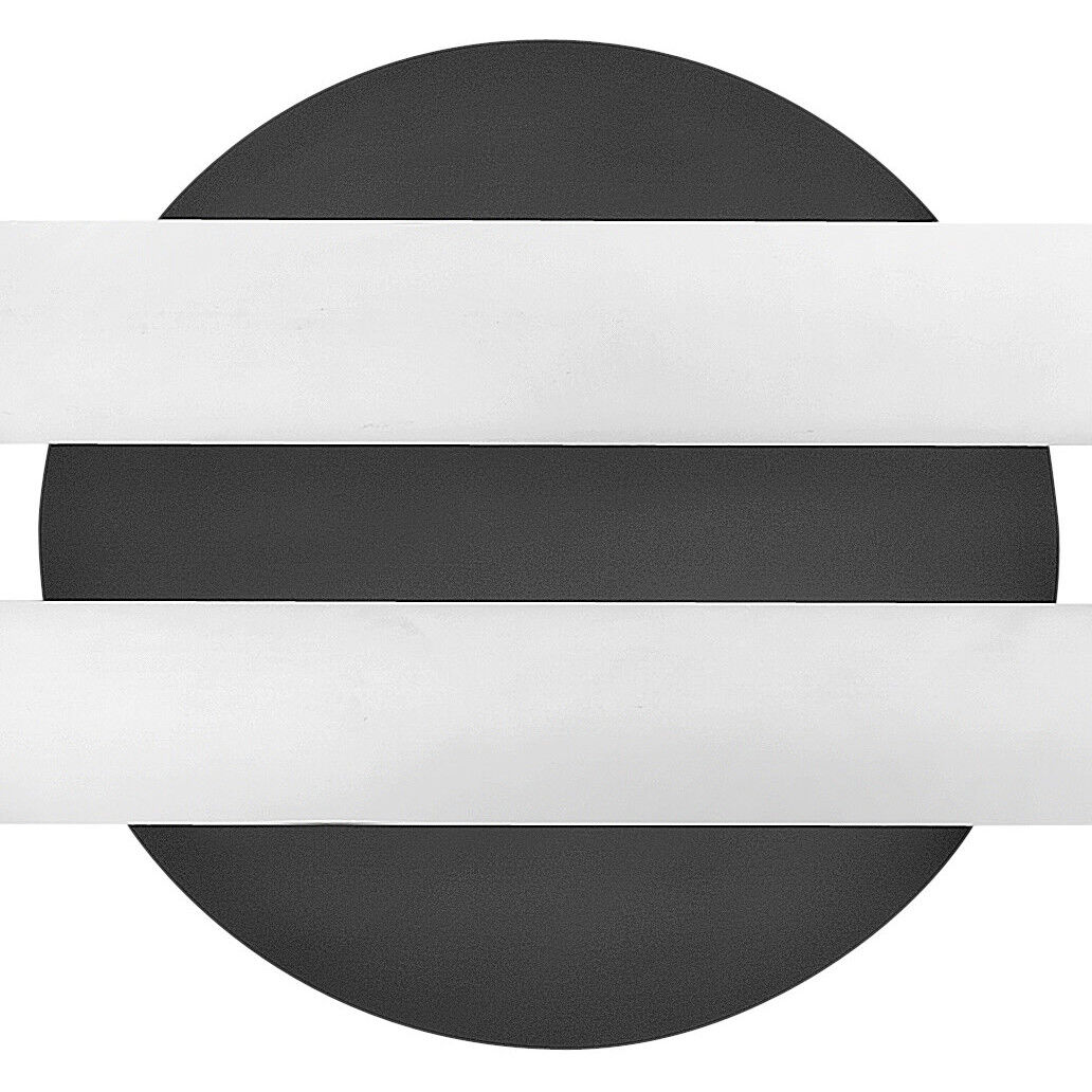 Eos LED 25 inch Black Vanity Light Wall Light, Vertical