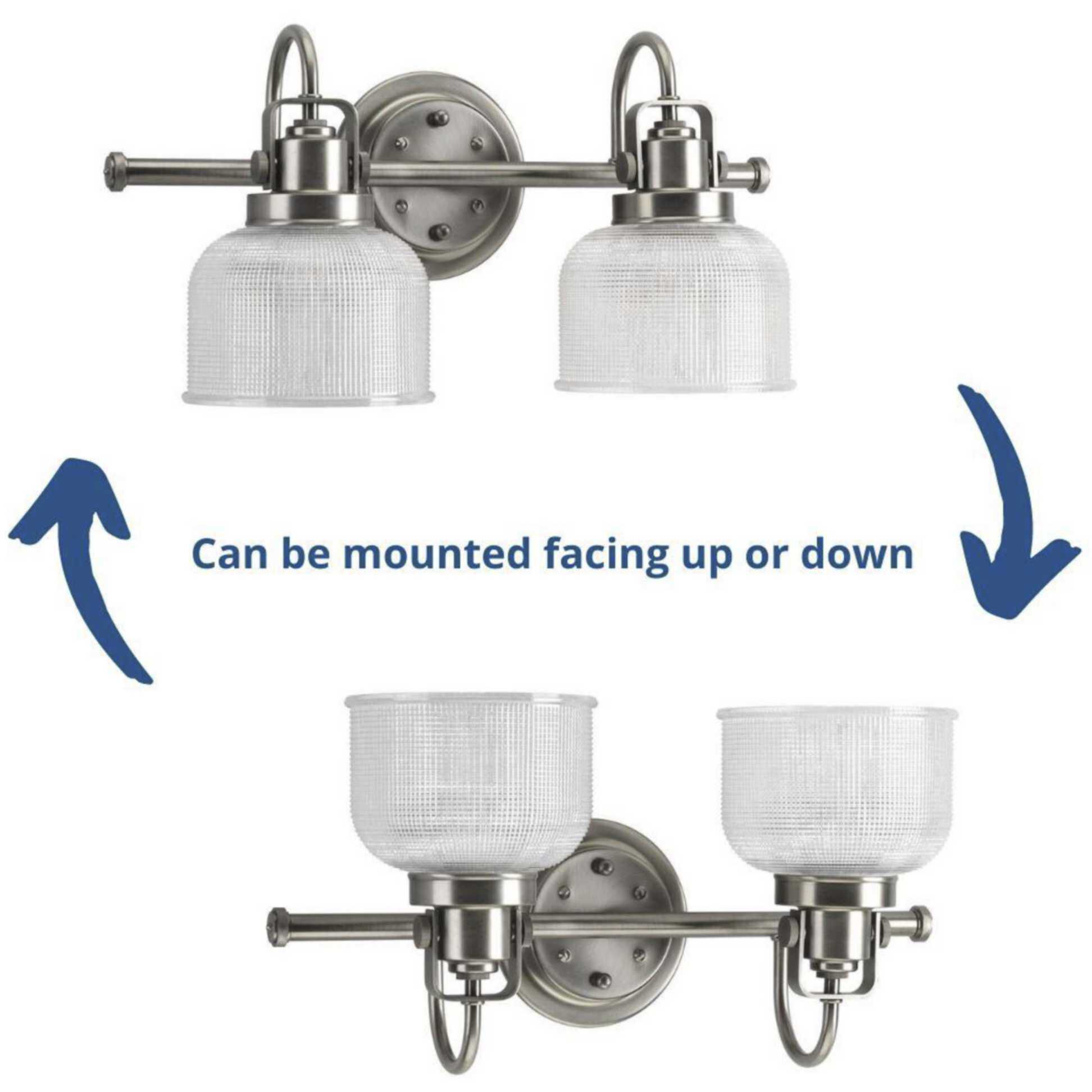 Archie 2 Light 17 inch Antique Nickel Bath Vanity Wall Light