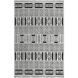 Dantel 108 X 79 inch Medium Gray/Silver Gray/Black Machine Woven Rug in 7 x 9