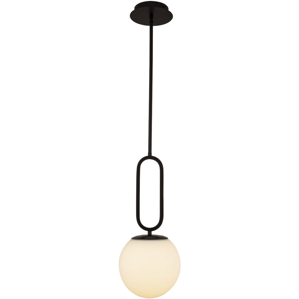 Prospect 1 Light 9.75 inch Black Pendant Ceiling Light, Small