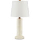 Osso 21 inch 100.00 watt Natural Bone Table Lamp Portable Light