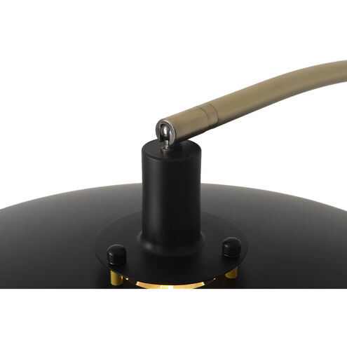 Rancho Mirage 87 inch 60.00 watt Weathered Brass and Black Arc Floor Lamp Portable Light