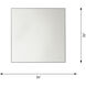 Cadre 36 X 36 inch Chrome Backlit Wall Mirror