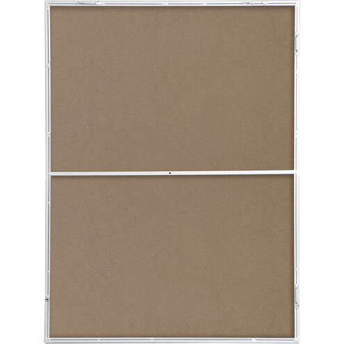 Monet 40 X 30 inch Silver Wall Mirror