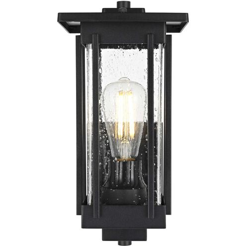 Melvale 1 Light 13 inch Black Outdoor Wall Sconce
