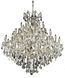 Maria Theresa 37 Light 44 inch Chrome Foyer Ceiling Light in Clear, Royal Cut