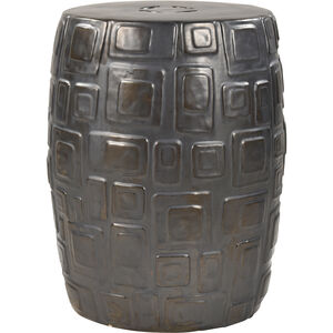 Cambeck 18 inch Blackened Bronze Glazed Accent Stool