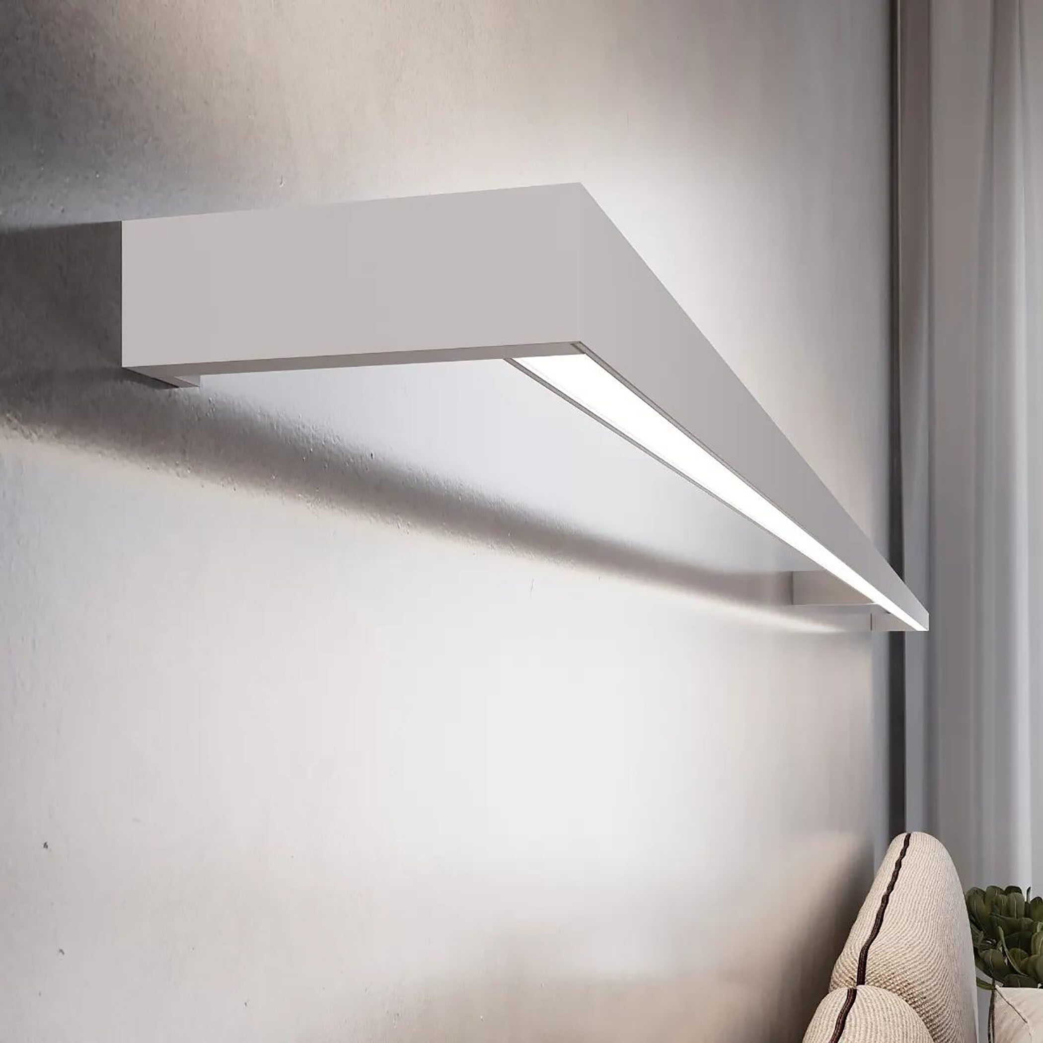 Sonneman 2812.16 6 LED Bath Bar Thin Line Bright Satin Aluminum
