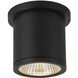 Nordic LED 4.38 inch Black Exterior Ceiling