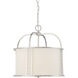Rockford 3 Light 18 inch Polished Nickel Pendant Ceiling Light, Essentials
