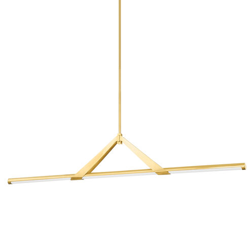 Jonas LED 60 inch Aged Brass Island Light Ceiling Light