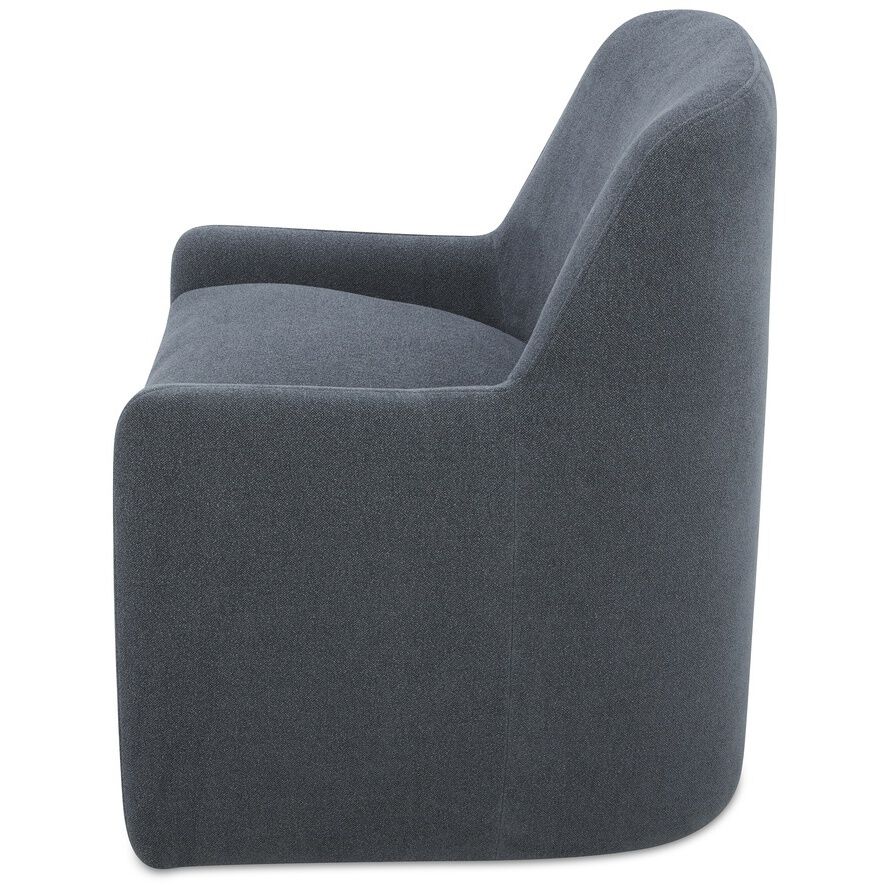 Maisie Blue Rolling Dining Chair