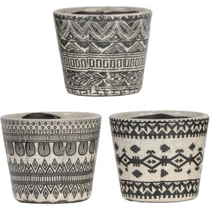 Terracotta Black Planter