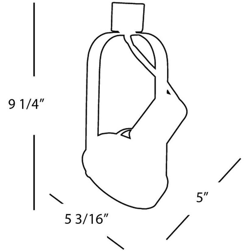 TK-764 1 Light 120 Black H Track Fixture Ceiling Light, WAC Limited